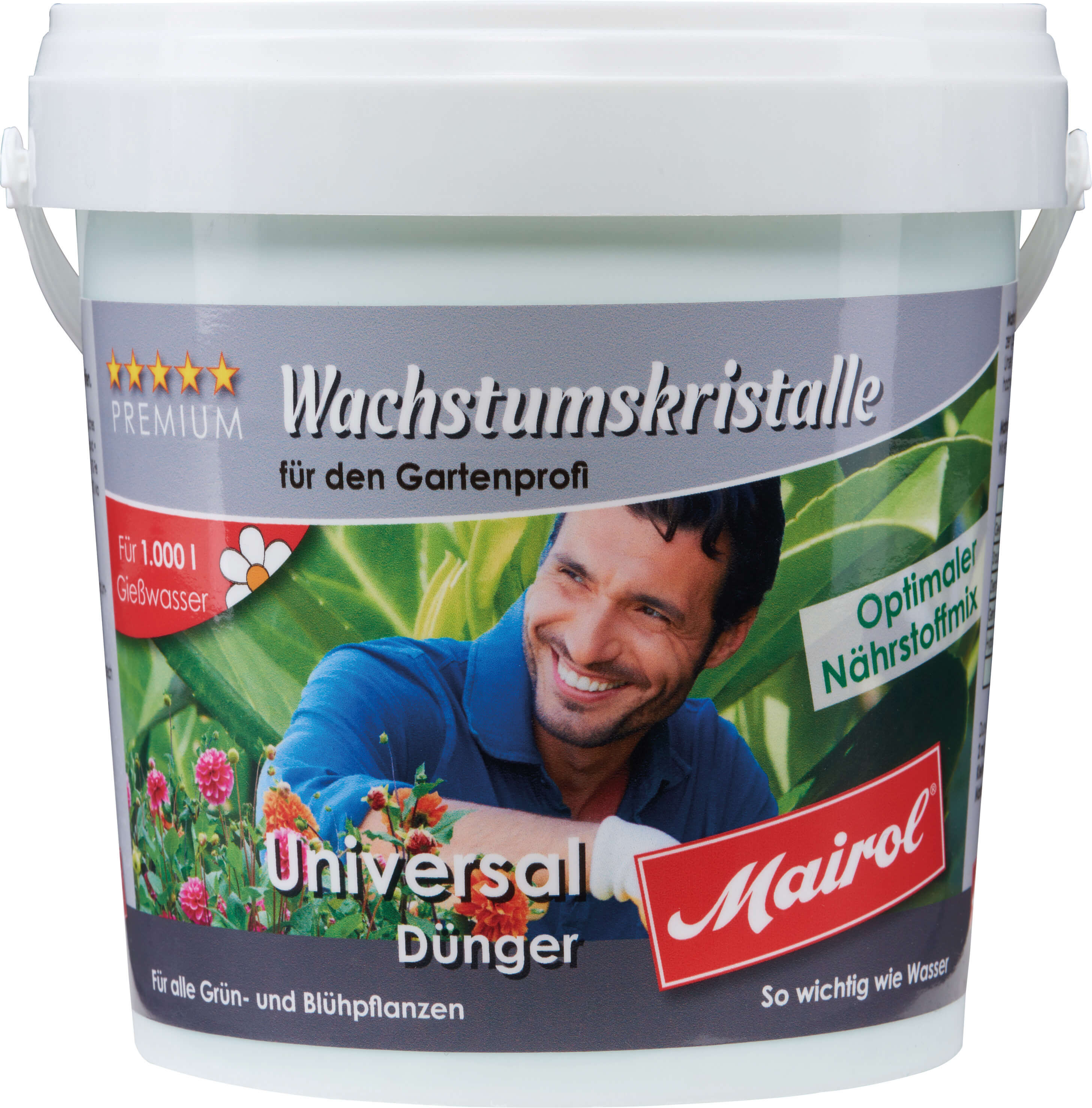 Universaldünger-Salz MAIROL, 1 KG Dose oder Beutel reicht für 1000 Liter Gießwasser