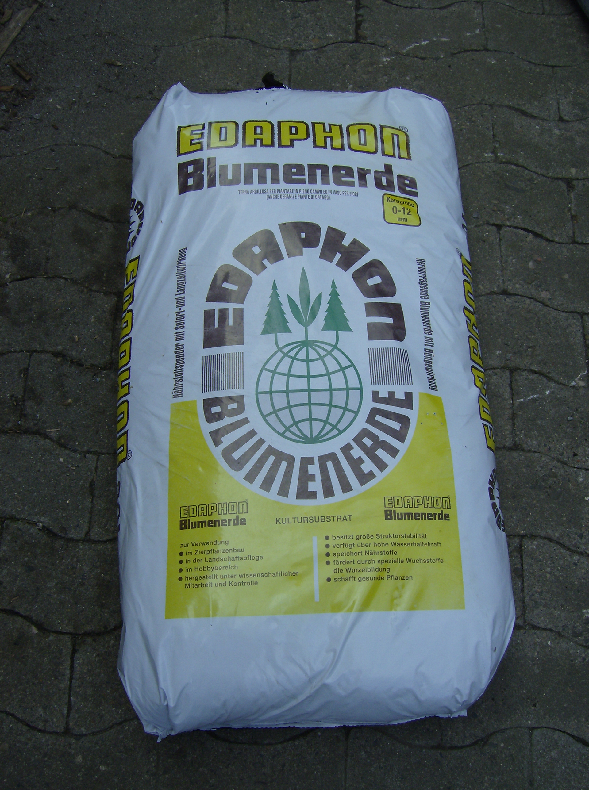 Blumenerde EDAPHON im 80 Liter Sack in Peine abholen